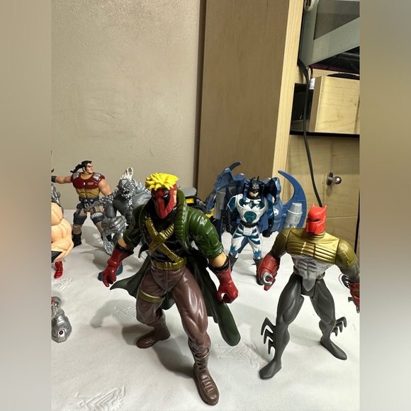 LOT OF ACTION FIGURES VINTAGE IN GREAT CONDITIONS 10pcs 90’s - Picture 3 of 14